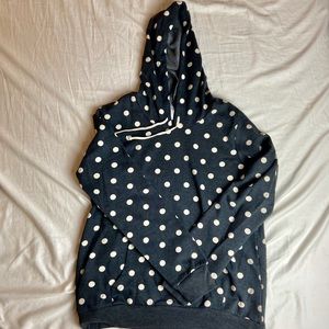 Polka dot hoodie